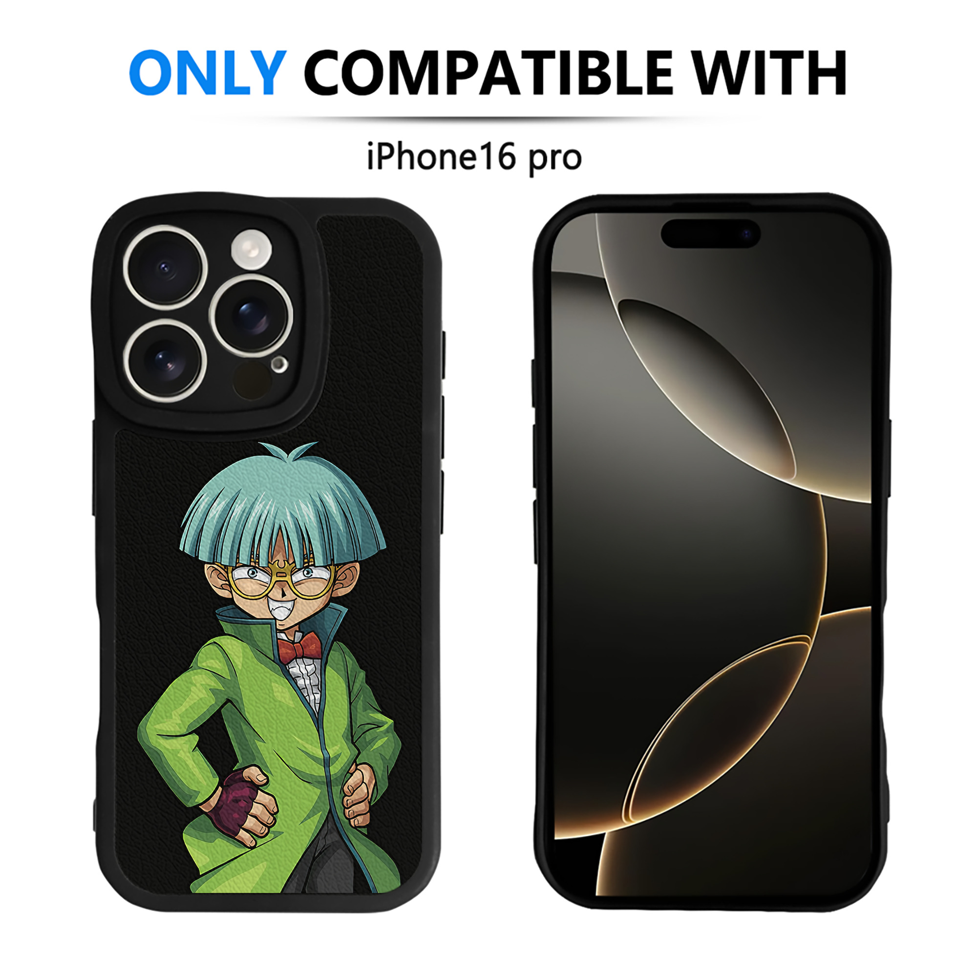 （画像用） 遊☆戯☆王 Yu-Gi-Oh! 【iPhone 16シリーズ対応】シリコンスマホケース（レザー調） 材質：シリコン